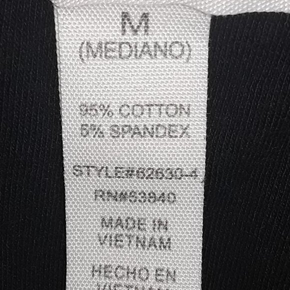 Ambiance Apparel junior size medium, black w/pink flowers stretchy mini skirt - Picture 3 of 4